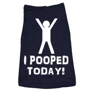 I Pooped Today Funny Humor Doggie Tank