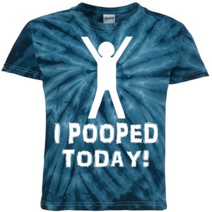 I Pooped Today Funny Humor Kids Tie-Dye T-Shirt