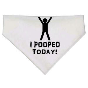 I Pooped Today Funny Humor USA-Made Doggie Bandana