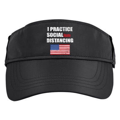 I Practiced Socialism Distancing Adult Drive Performance Visor