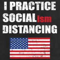I Practiced Socialism Distancing Adult Drive Performance Visor