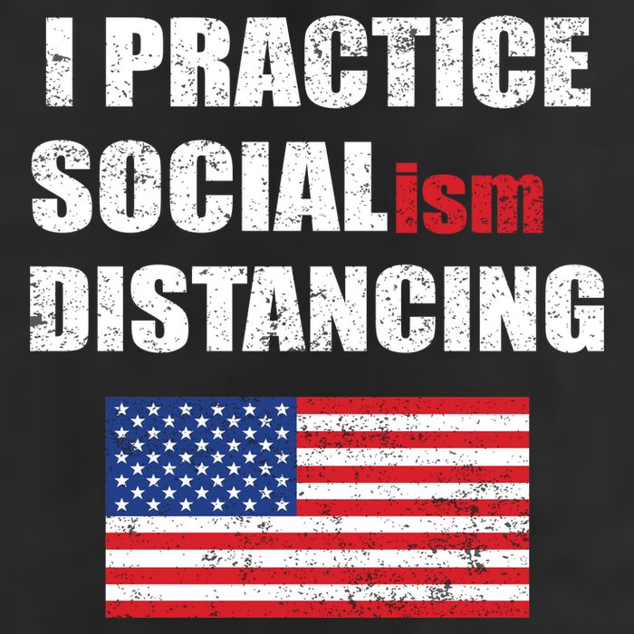I Practiced Socialism Distancing Adult Drive Performance Visor