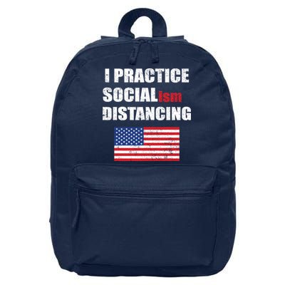 I Practiced Socialism Distancing 16 in Basic Backpack