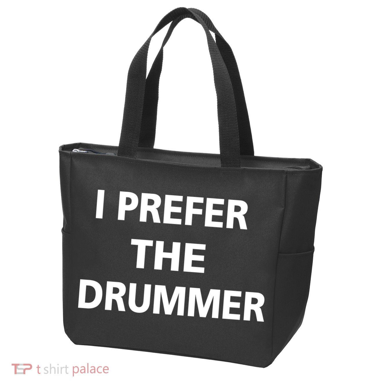 I Prefer A Drummer Zip Tote Bag