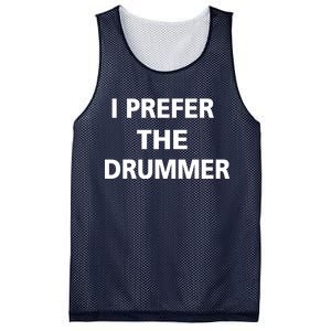 I Prefer A Drummer Mesh Reversible Basketball Jersey Tank