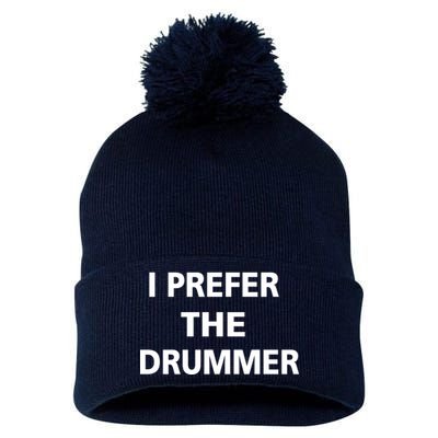 I Prefer A Drummer Pom Pom 12in Knit Beanie