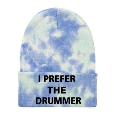 I Prefer A Drummer Tie Dye 12in Knit Beanie