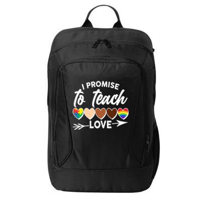 I Promise To Teach Love Diversity Equality City Backpack