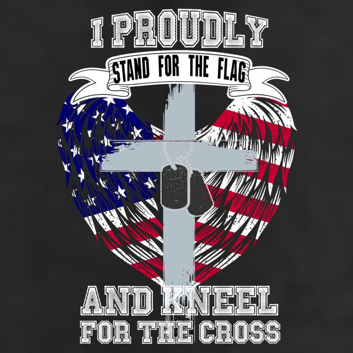I Proudly Stand For The Flag And Kneel For The Cross Tumbler