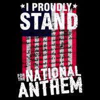 I Proudly Stand For The National Anthem Pledge City Backpack