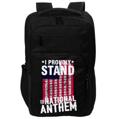 I Proudly Stand For The National Anthem Pledge Impact Tech Backpack