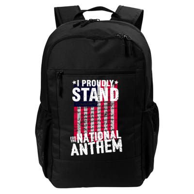 I Proudly Stand For The National Anthem Pledge Backpack