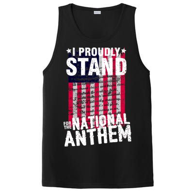 I Proudly Stand For The National Anthem Pledge PosiCharge Competitor Tank