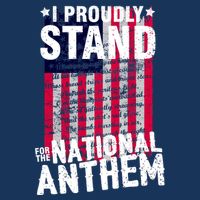 I Proudly Stand For The National Anthem Pledge Cool Comfort Performance Bucket Hat