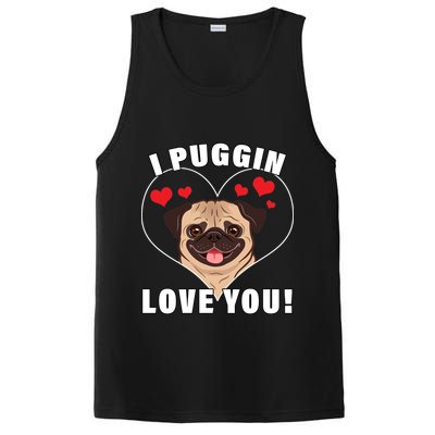 I Puggin Love You PosiCharge Competitor Tank