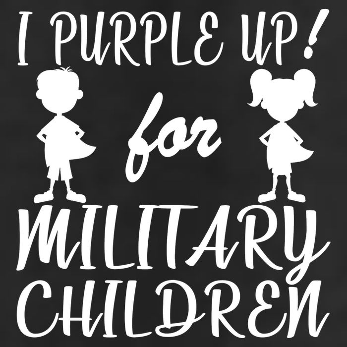 I Purple Up For Military Children Month Adult Drive Performance Visor