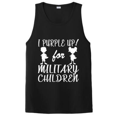 I Purple Up For Military Children Month PosiCharge Competitor Tank
