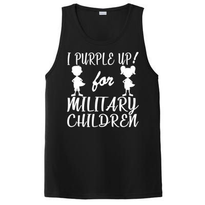 I Purple Up For Military Children Month PosiCharge Competitor Tank