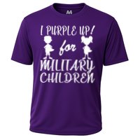 I Purple Up For Military Children Month Cooling Performance Crew T-Shirt