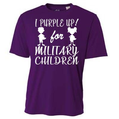 I Purple Up For Military Children Month Cooling Performance Crew T-Shirt