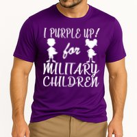 I Purple Up For Military Children Month Cooling Performance Crew T-Shirt