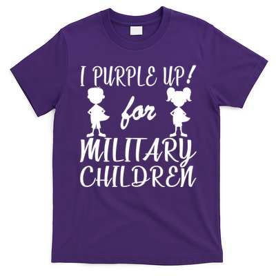 I Purple Up For Military Children Month T-Shirt