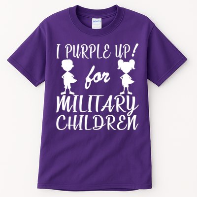 I Purple Up For Military Children Month Tall T-Shirt