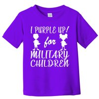I Purple Up For Military Children Month Toddler T-Shirt