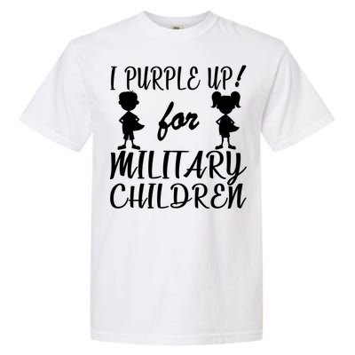 I Purple Up For Military Children Month Garment-Dyed Heavyweight T-Shirt