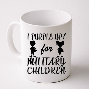 I Purple Up For Military Children Month Coffee Mug