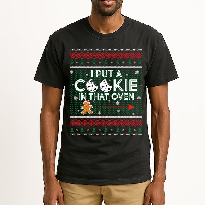 I Put A Cookie In That Oven Ugly Christmas Sweater Tall T-Shirt