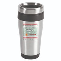 I Put A Cookie In That Oven Ugly Christmas Sweater 16oz Travel Tumbler