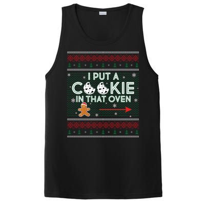 I Put A Cookie In That Oven Ugly Christmas Sweater PosiCharge Competitor Tank