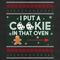 I Put A Cookie In That Oven Ugly Christmas Sweater Trucker Hat