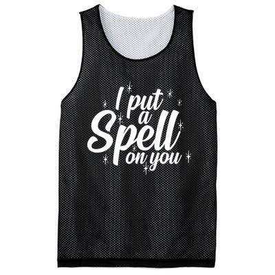 I Put A Spell On You Mesh Reversible Basketball Jersey Tank