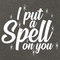 I Put A Spell On You Cotton Canvas Backpack