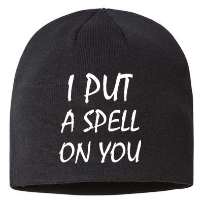 I Put A Spell On You Funny Witch Sustainable Beanie