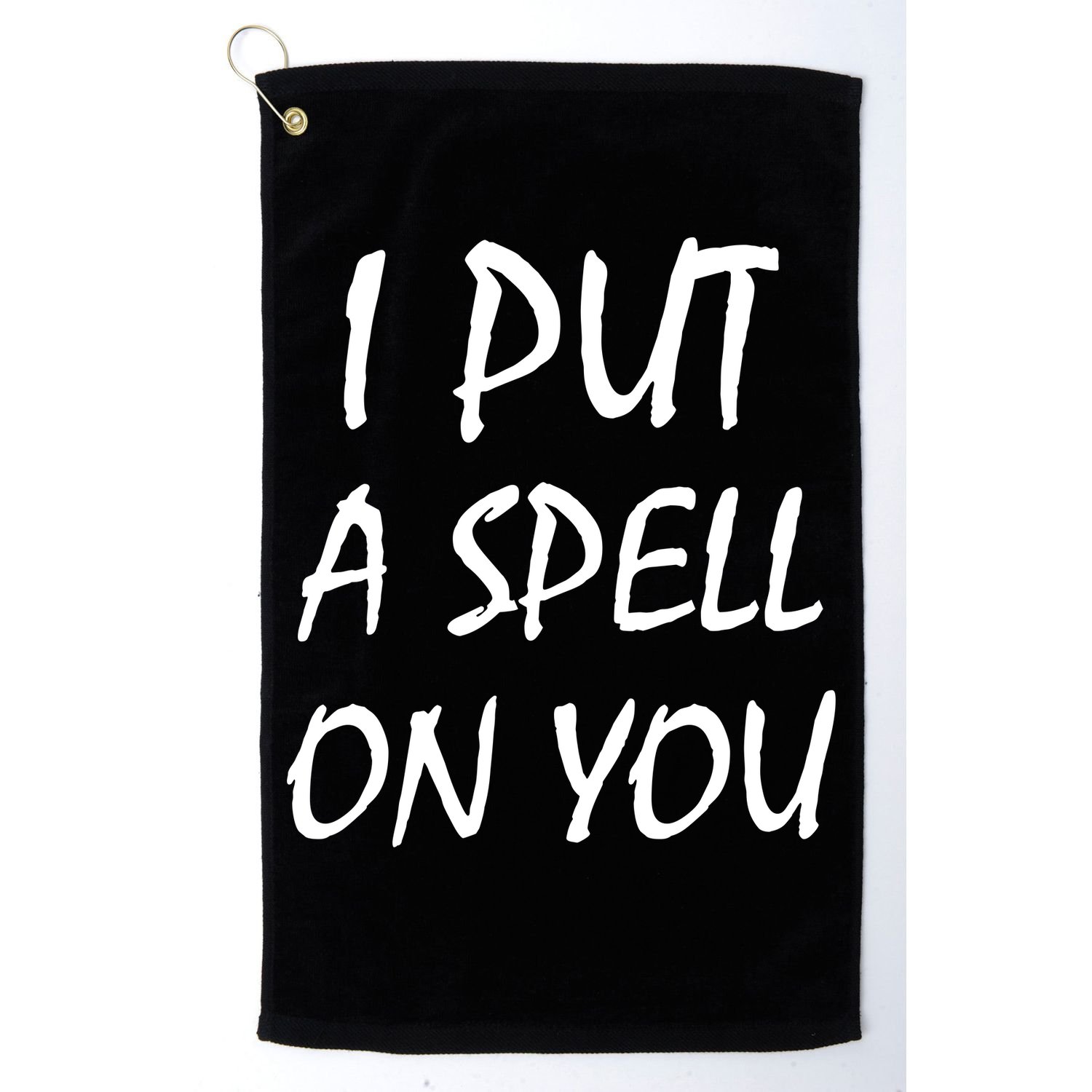 I Put A Spell On You Funny Witch Golf Towel