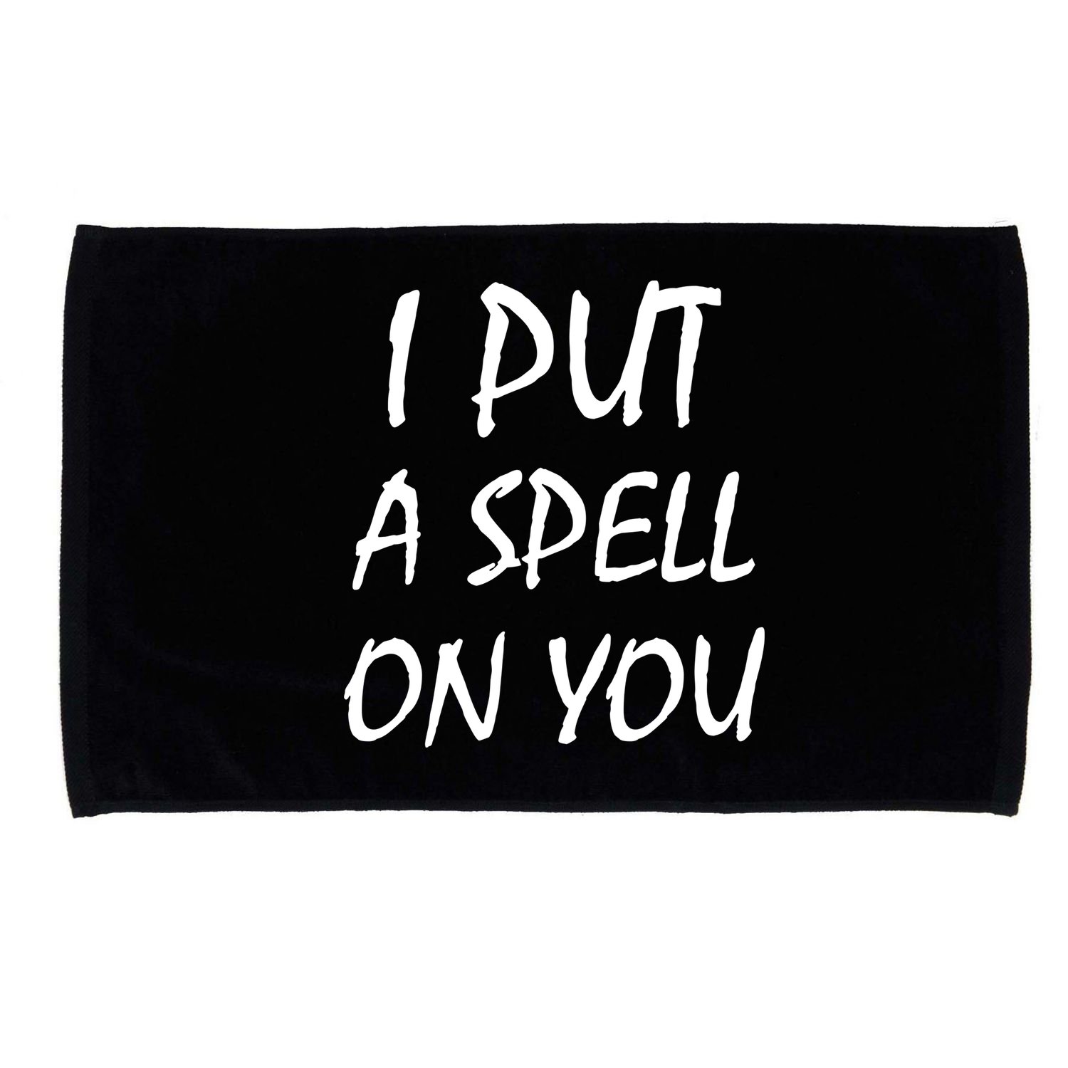 I Put A Spell On You Funny Witch Microfiber Hand Towel