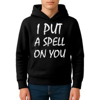 I Put A Spell On You Funny Witch Kids Hoodie