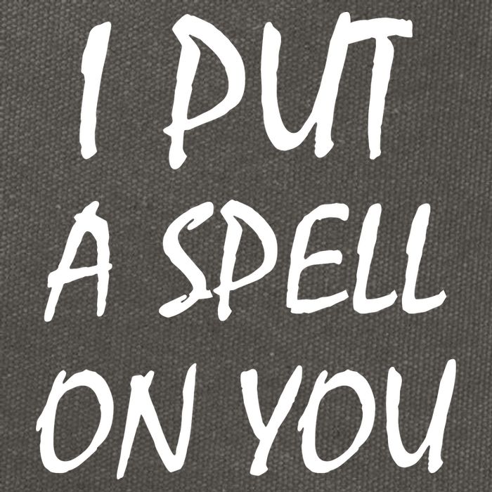 I Put A Spell On You Funny Witch Cotton Canvas Backpack