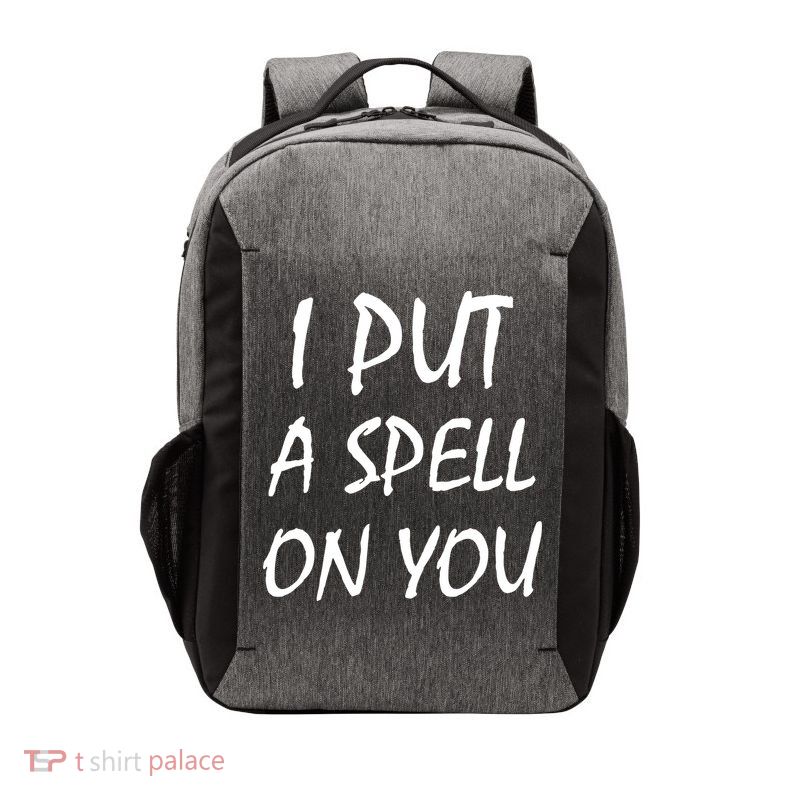 I Put A Spell On You Funny Witch Vector Backpack
