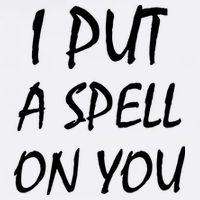 I Put A Spell On You Funny Witch Garment-Dyed Sweatshirt