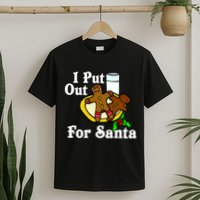 I Put Out For Santa Cookies and Milk T-Shirt