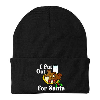 I Put Out For Santa Cookies and Milk Knit Cap Winter Beanie