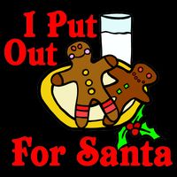 I Put Out For Santa Cookies and Milk 16oz Travel Tumbler