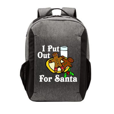 I Put Out For Santa Cookies and Milk Vector Backpack