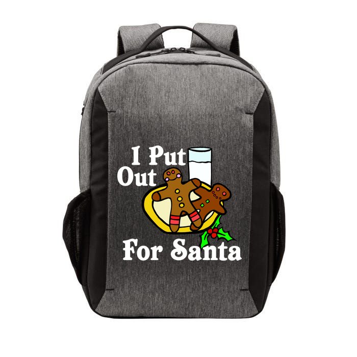 I Put Out For Santa Cookies and Milk Vector Backpack
