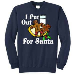 I Put Out For Santa Cookies and Milk Sweatshirt