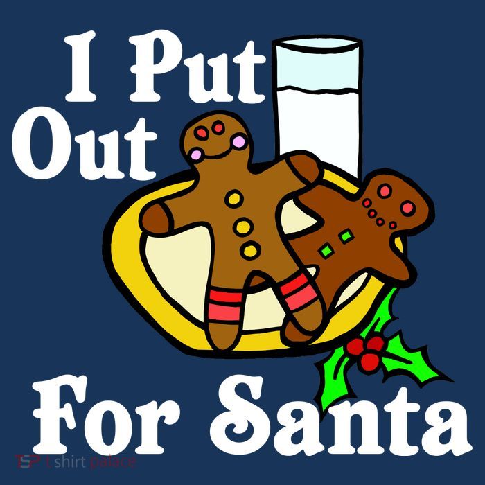 I Put Out For Santa Cookies and Milk Infant Baby Jersey Bodysuit